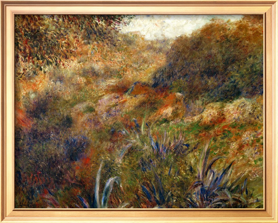 Algerian Landscape the Gorge of the Femme Sauvage 1881 - Pierre-Auguste Renoir painting on canvas